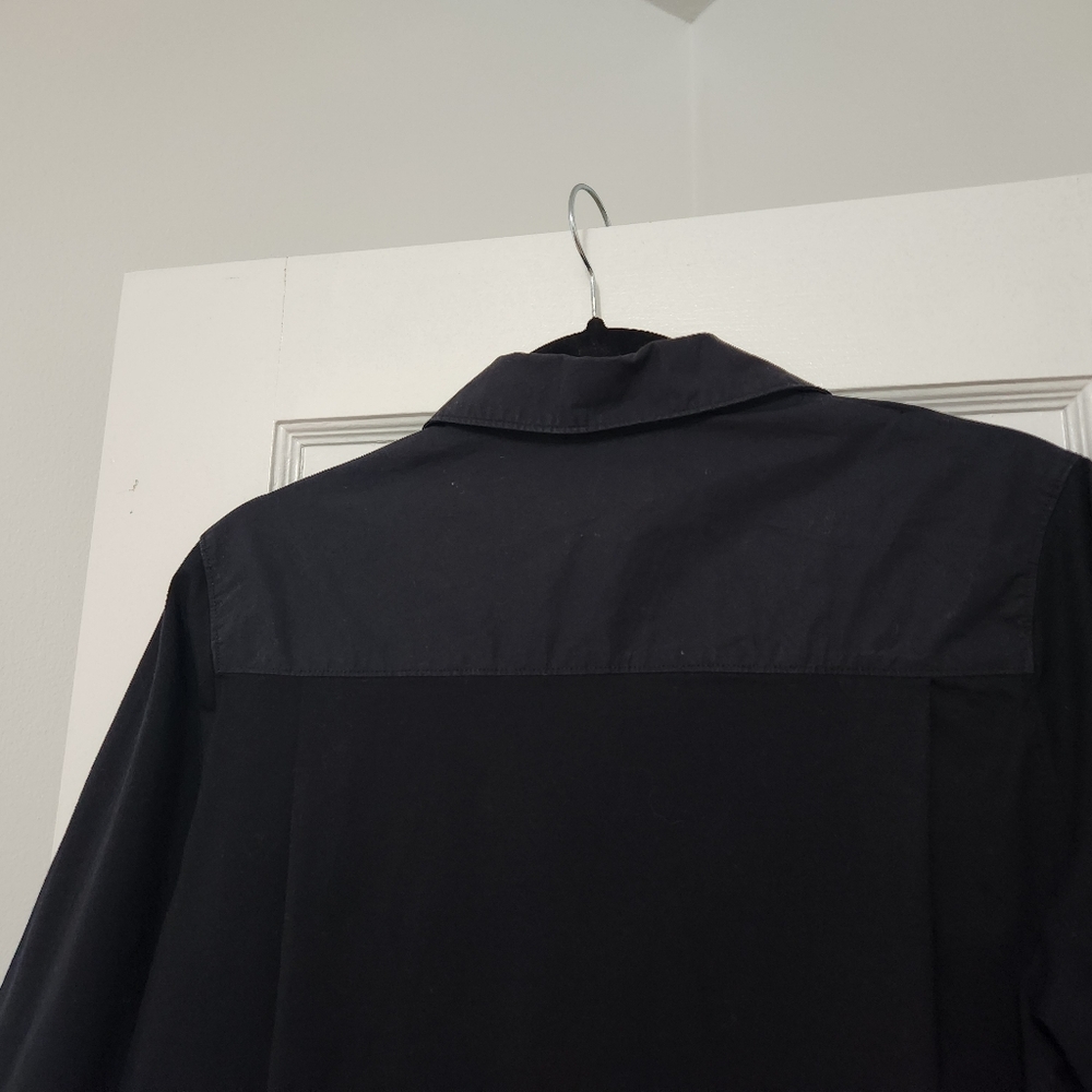 COS Shell Panel Bowling Shirt Size XS in black - Picture 9 of 14